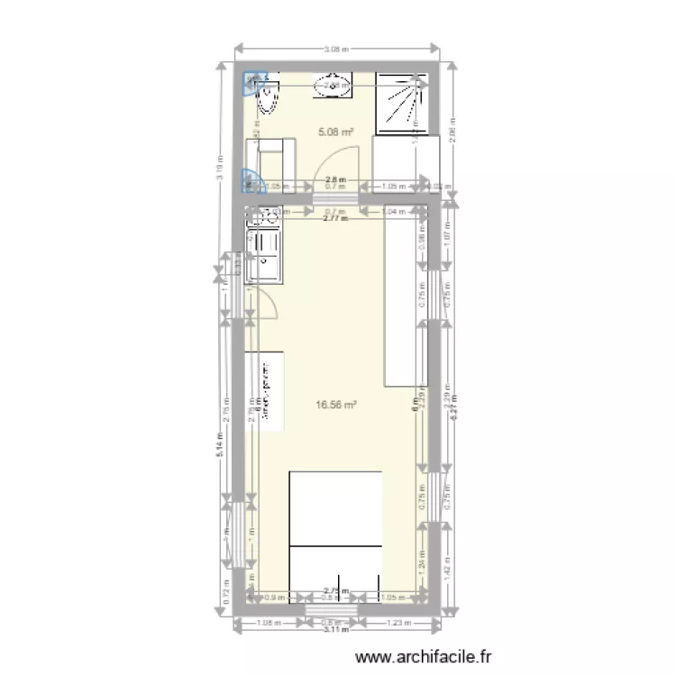 Maison potager version 2. Plan de Maison potager version 2. Plan de