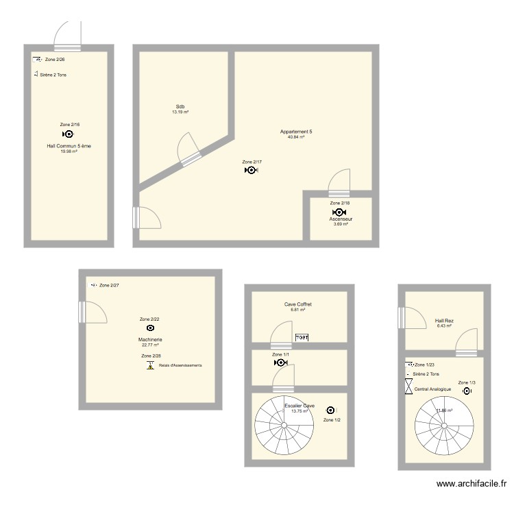 Batiment de la Cure 2. Plan de 0 pièce et 0 m2
