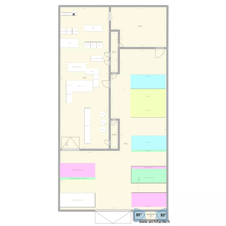 PLAN 1260M2 OPEN SPACE v5. Plan de 
