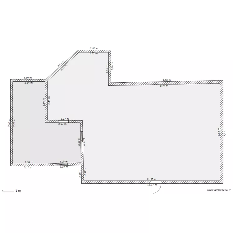 blainville. Plan de 