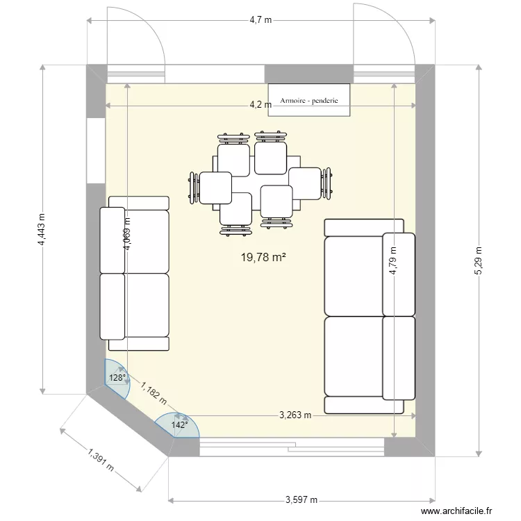 Gege espagne salon 2. Plan de 