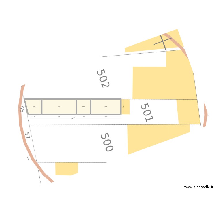 DP1 V3. Plan de 4 pièces et 92 m2