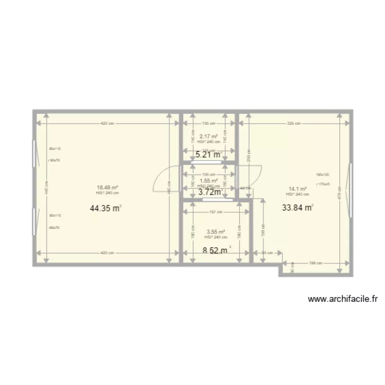 diane 1er etage bis. Plan de 