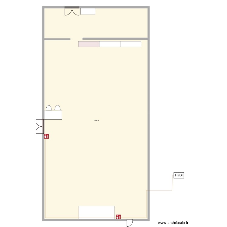 salle de conference. Plan de 0 pièce et 0 m2