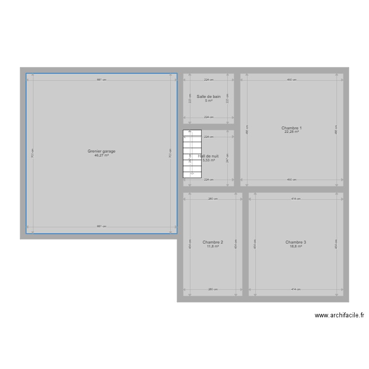 1er étage Cerfontaine Senzeilles 12. Plan de 0 pièce et 0 m2