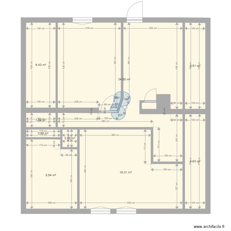 RP2 2ieme étage avant 2 backup. Plan de 0 pièce et 0 m2