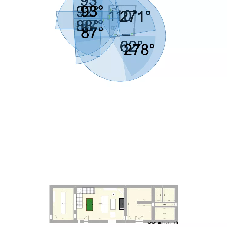 La Perri&egrave;re. Plan de 
