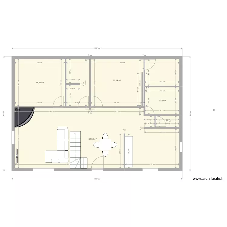 MAISON rs2. Plan de 