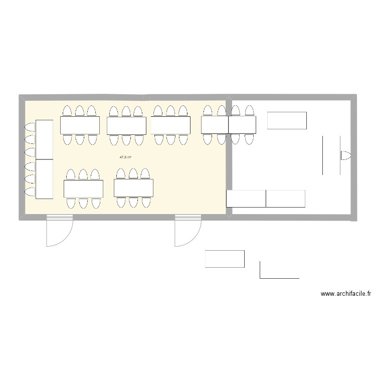 plan table 3. Plan de 0 pièce et 0 m2