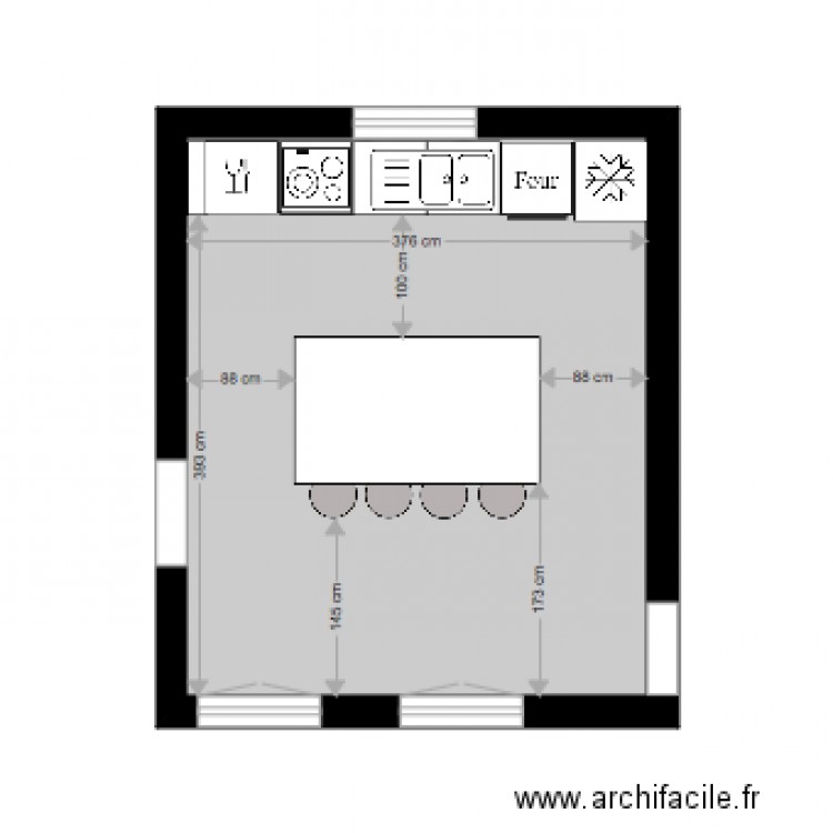 CUISINE CLARISSE ET BAPTISTE      PLAN 2. Plan de 0 pièce et 0 m2