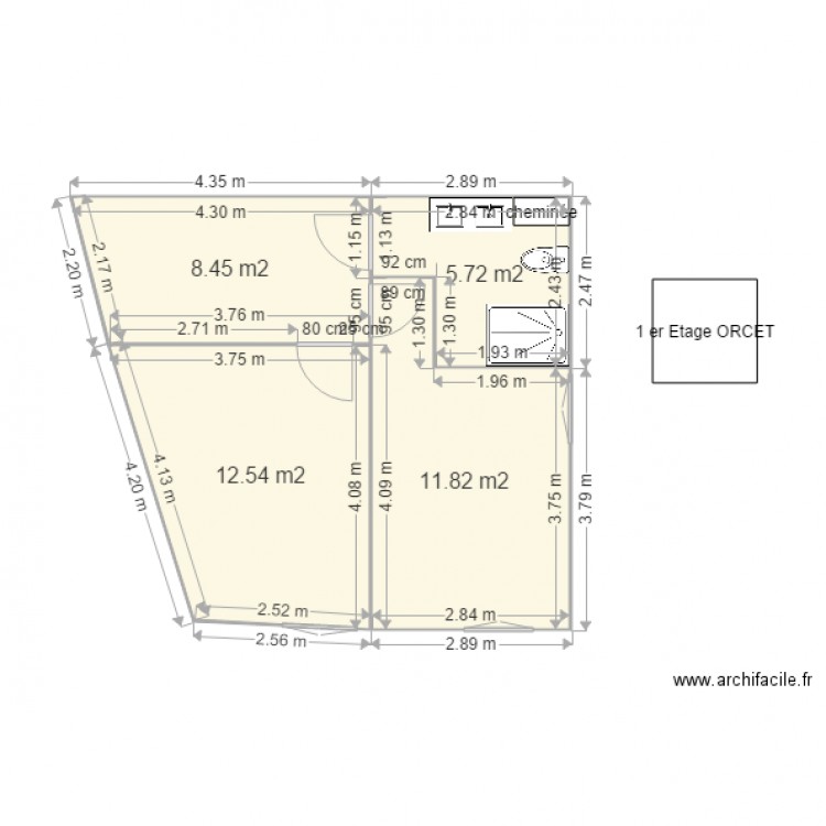 plan orcet 21. Plan de 0 pièce et 0 m2