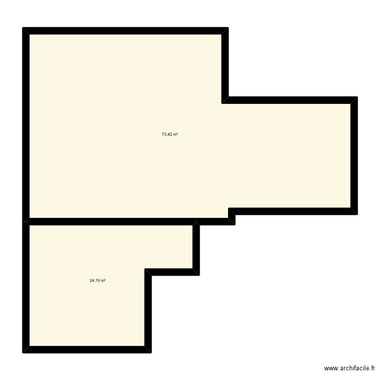 Local bray. Plan de 0 pièce et 0 m2