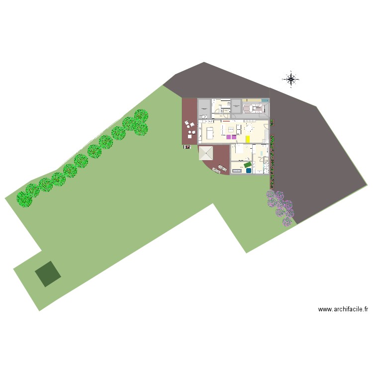 Plan L sur Cadastre. Plan de 0 pièce et 0 m2