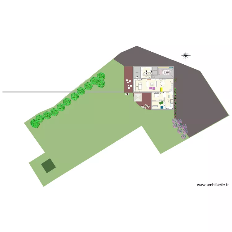 Plan L sur Cadastre. Plan de Plan L sur Cadastre. Plan de