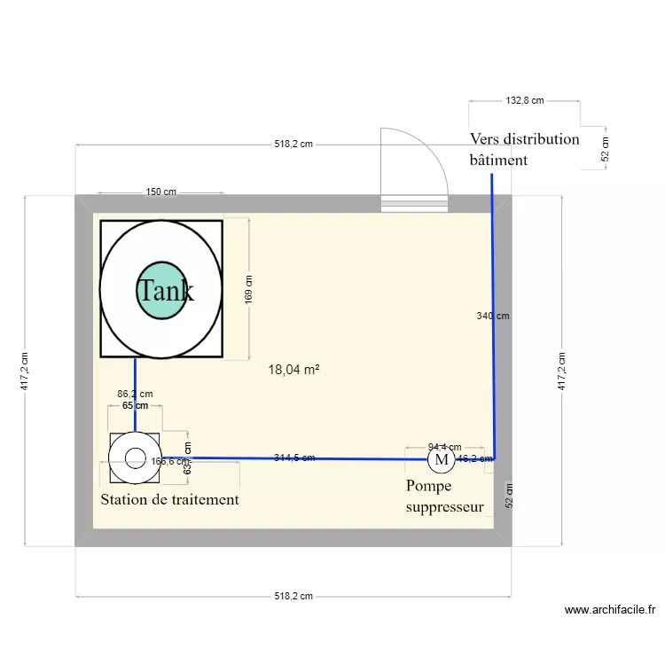 Plan 2 Jacqueville. Plan de 