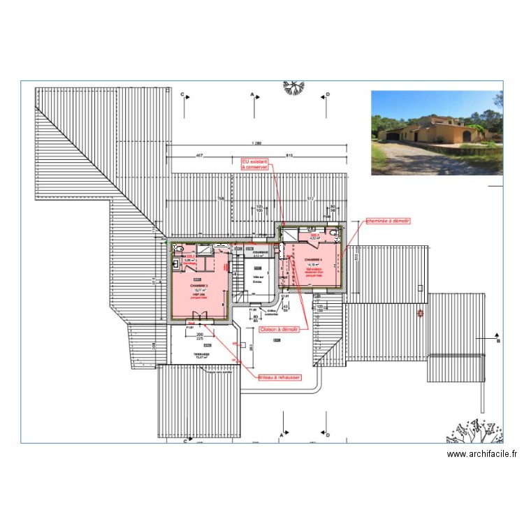 groux clim etage. Plan de 0 pièce et 0 m2