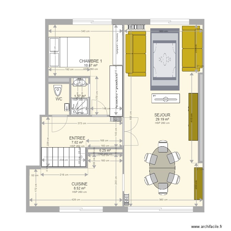 97 Exelmans. Plan de 0 pièce et 0 m2