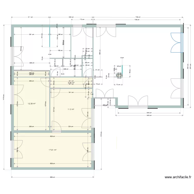 Chambord rénovée. Plan de Chambord rénovée. Plan de