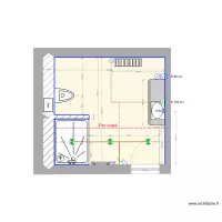 Salle de bain VIROFLAY 2 avec meuble filant