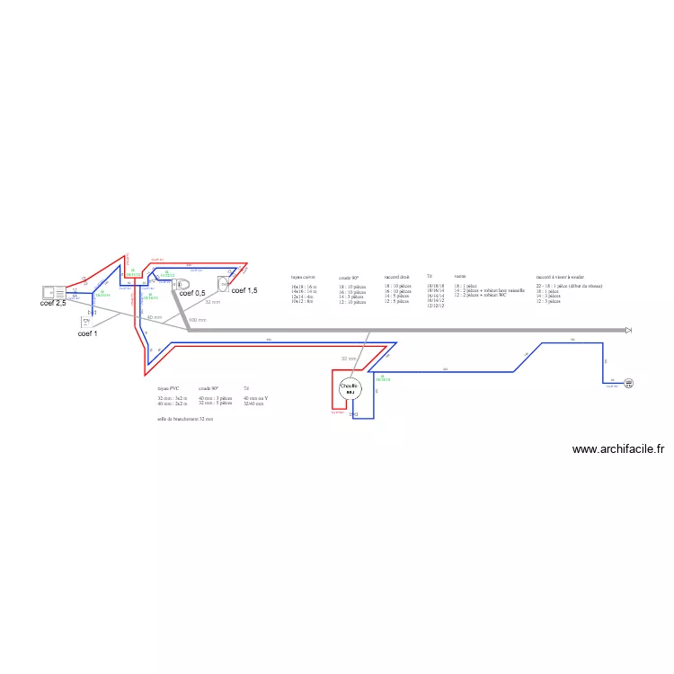 La Laverie Marseille plomberie. Plan de 