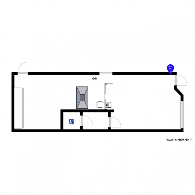 chiken bois colombe. Plan de 0 pièce et 0 m2