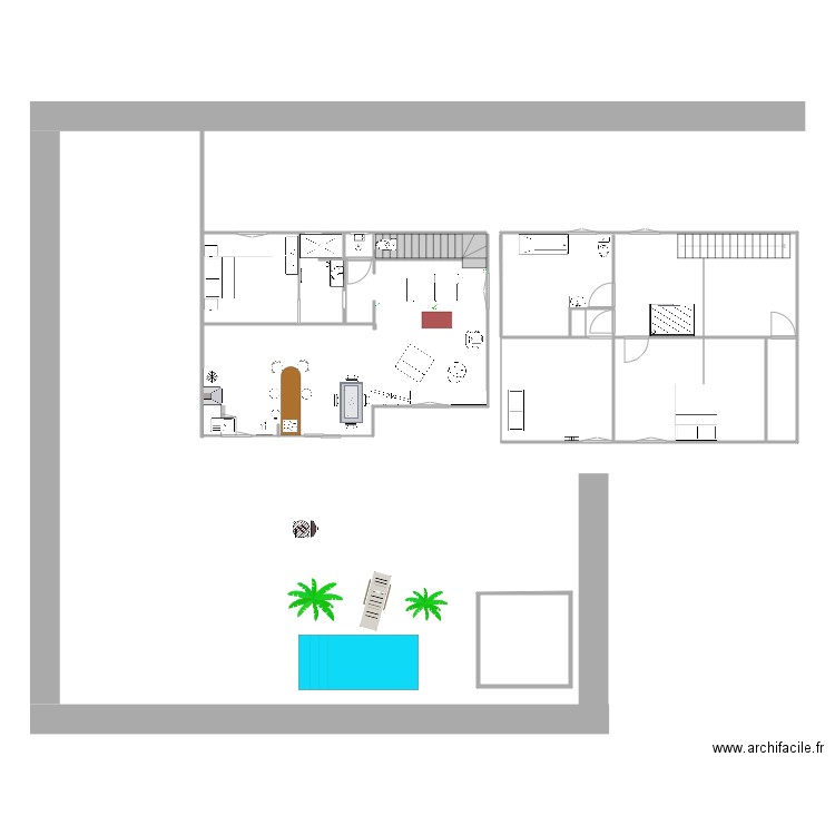 chalet. Plan de 0 pièce et 0 m2