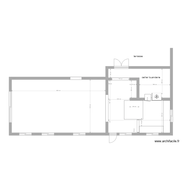 beau champ cuisine bis. Plan de 