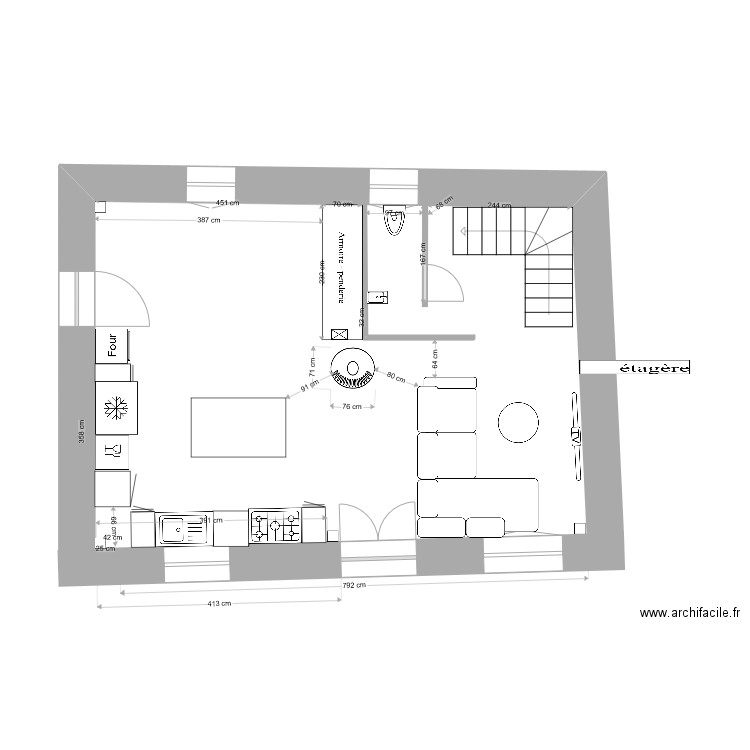 RDChaussée. Plan de 0 pièce et 0 m2