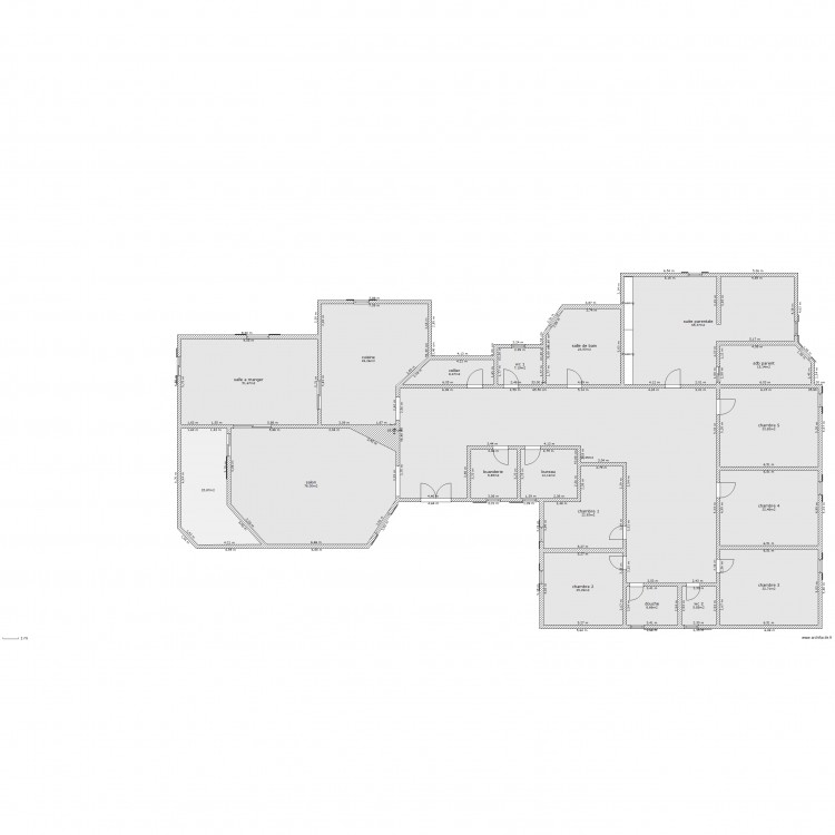 rfgg. Plan de 0 pièce et 0 m2