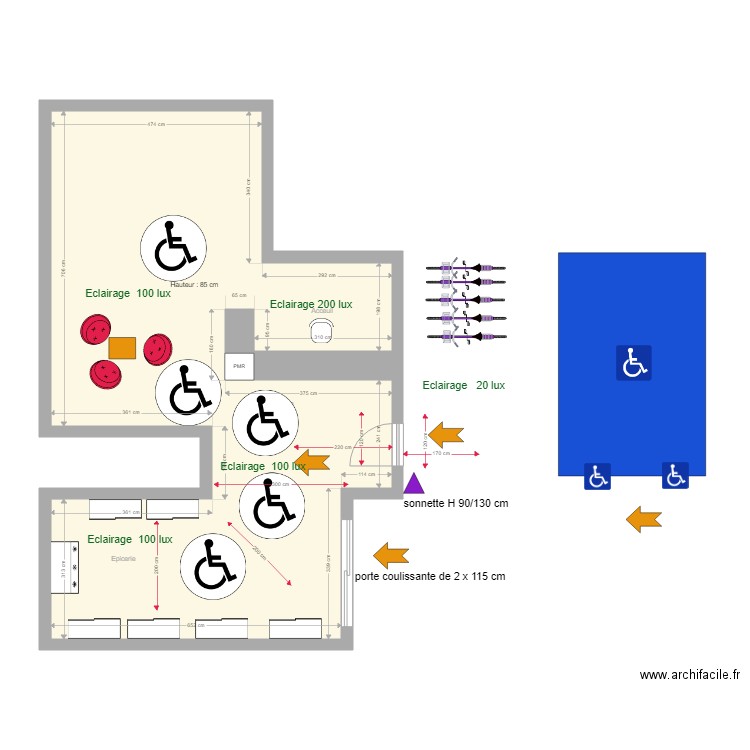 A3 Lac Bleu - accUEIL. Plan de 0 pièce et 0 m2