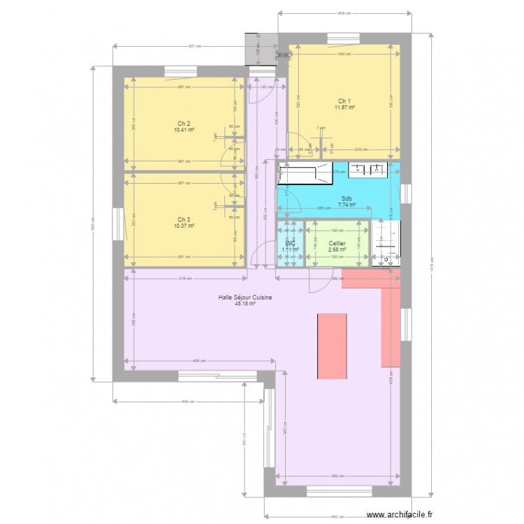BROGNIART LHERLYTE  PP2. Plan de 0 pièce et 0 m2