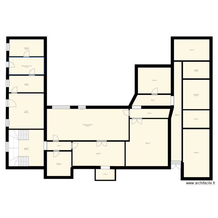 chateau rdc dargnies o. Plan de 0 pièce et 0 m2