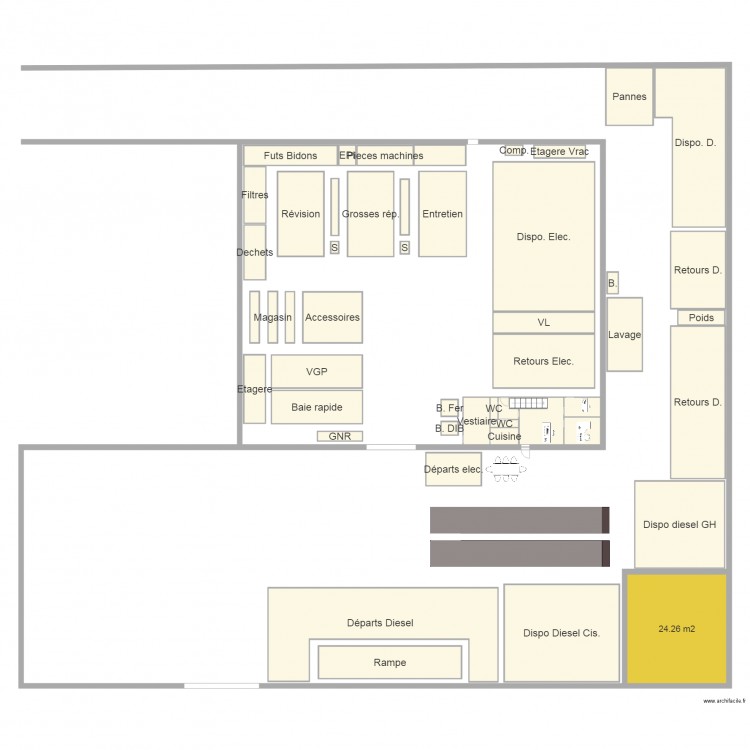 RIWAL BORDEAUX BIS. Plan de 0 pièce et 0 m2