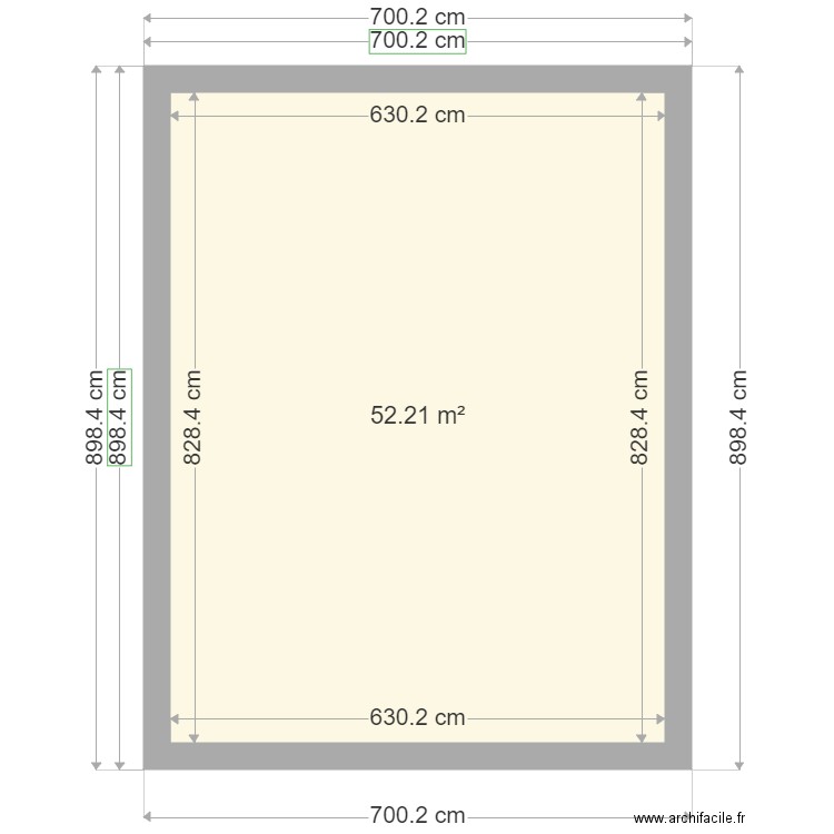 CJ LF PLAN 9 X 7 A VIERGE. Plan de 0 pièce et 0 m2