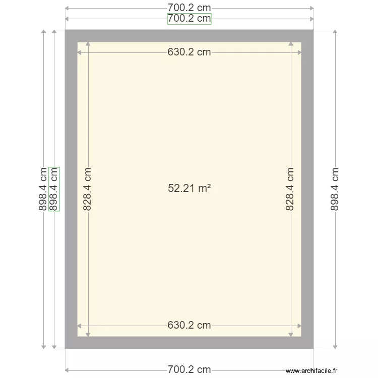 CJ LF PLAN 9 X 7 A VIERGE. Plan de 