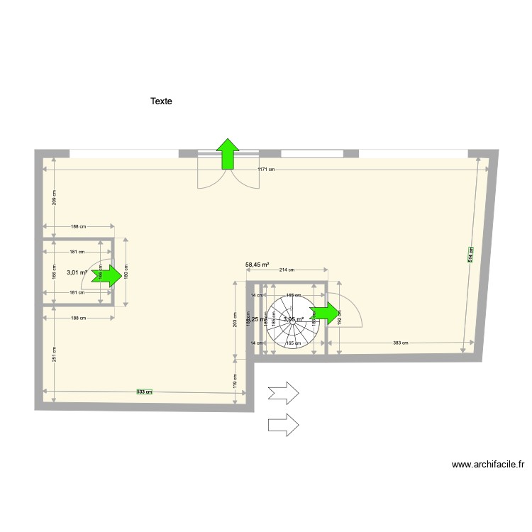 plan nouveau salon. Plan de 0 pièce et 0 m2