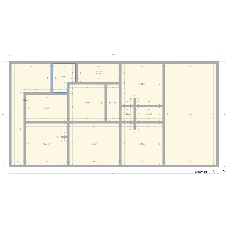 TOUBAB. Plan de 0 pièce et 0 m2