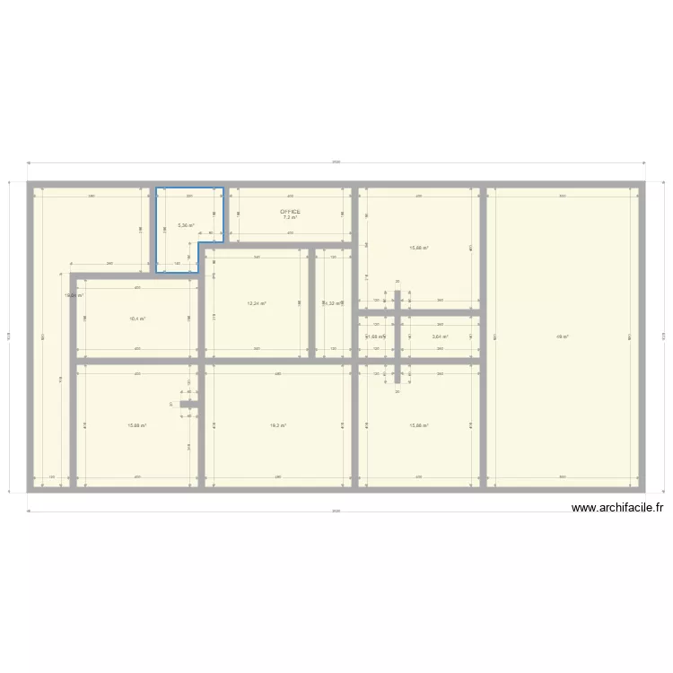 TOUBAB. Plan de 0 pièce et 0 m2