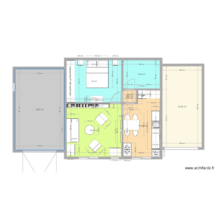 BUNGALOW. Plan de 0 pièce et 0 m2