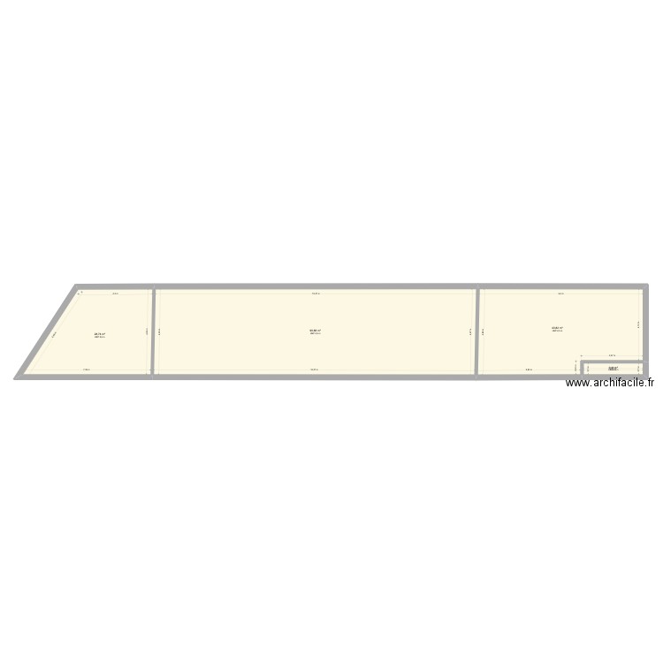 MONTPELIER . Plan de 4 pièces et 166 m2