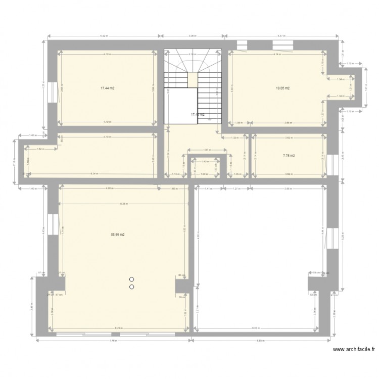 montricher rez inf . Plan de 0 pièce et 0 m2