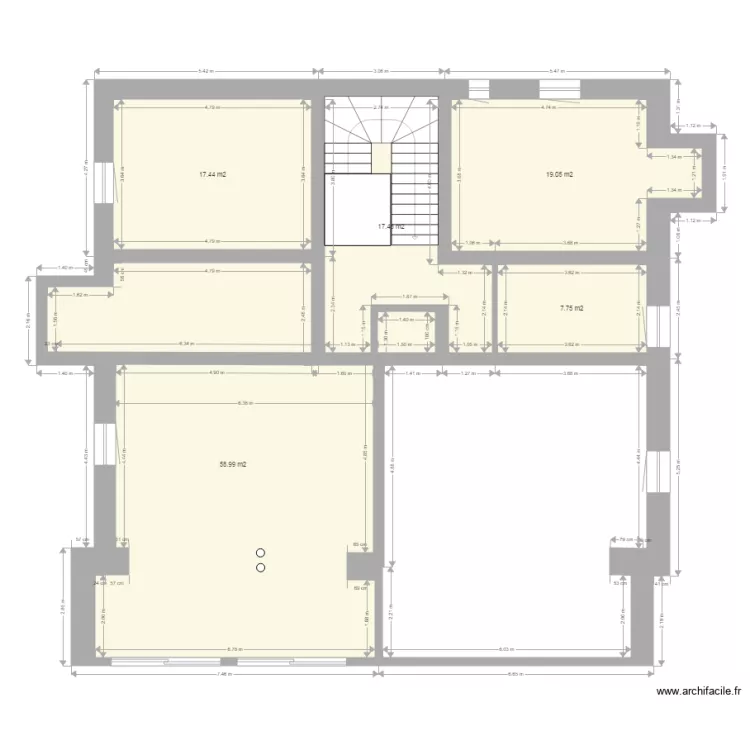 montricher rez inf . Plan de montricher rez inf . Plan de