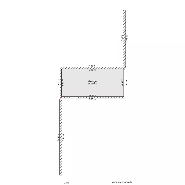 Garage Voltaique. Plan de 