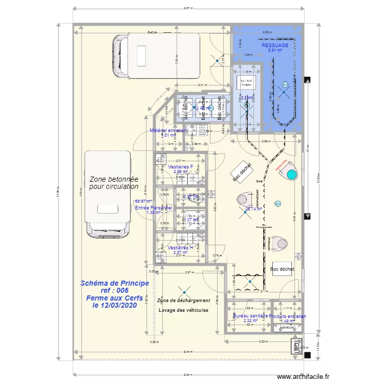 Ferme aux cerfs 006. Plan de Ferme aux cerfs 006. Plan de