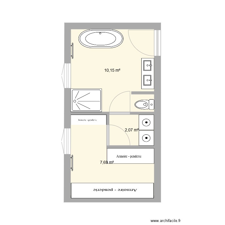 Plan v5 suite. Plan de 0 pièce et 0 m2