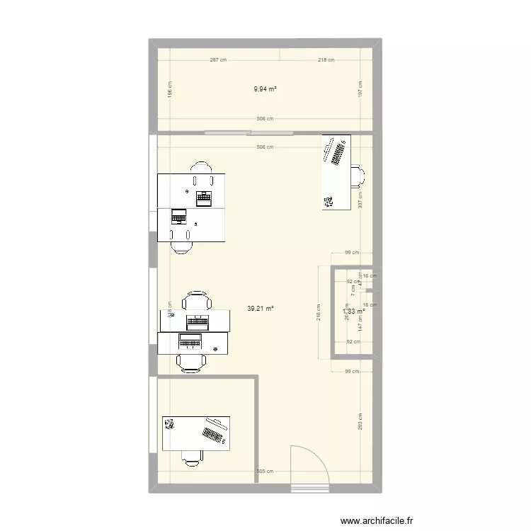 BUREAU 26 05 2023. Plan de 