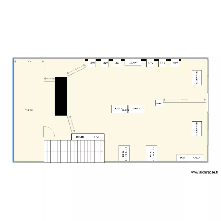 VELIZY2. Plan de 