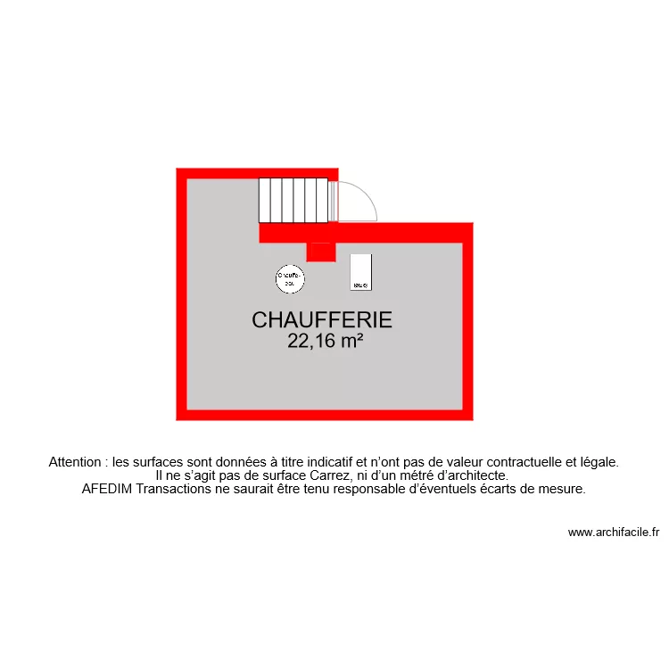 BI 7588 SOUS SOL . Plan de 