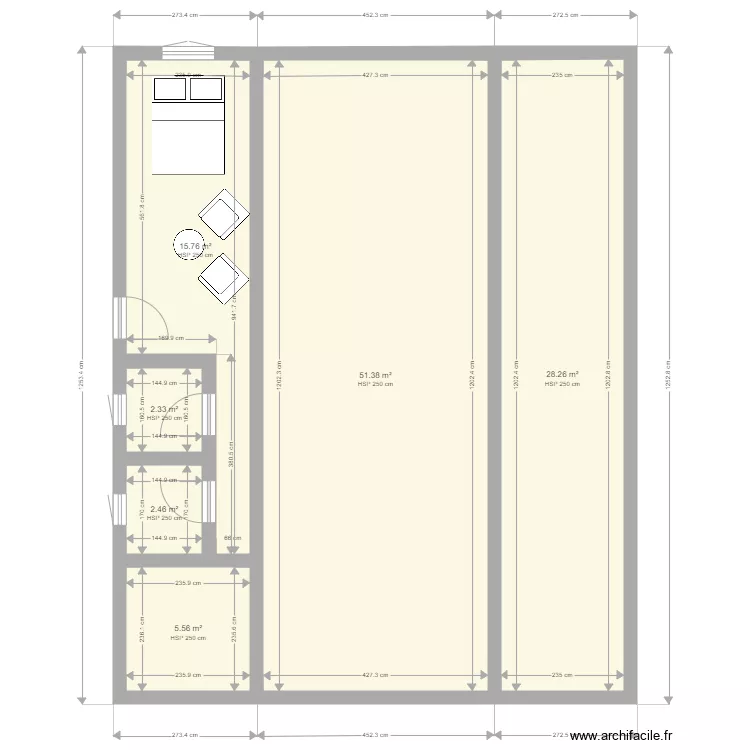 MAISON CONTAINER 40 PIED. Plan de 
