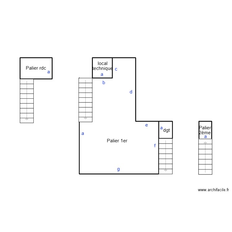 QUIMPER LALLIER PC. Plan de 3 pièces et 3 m2